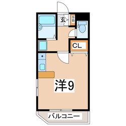 郡山駅 徒歩14分 3階の物件間取画像